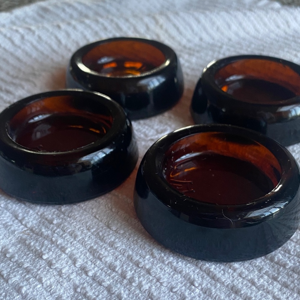 4 vintage furniture, leg coasters